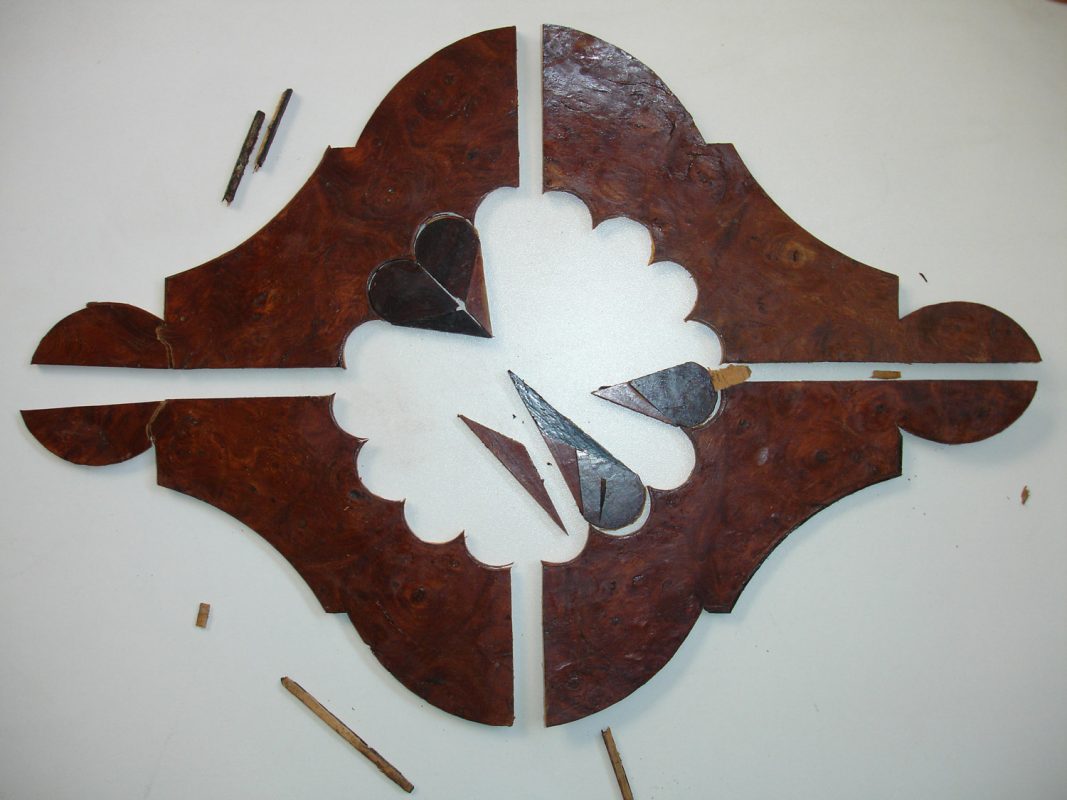 ébéniste, marqueterie, noyer, marqueterie boulle